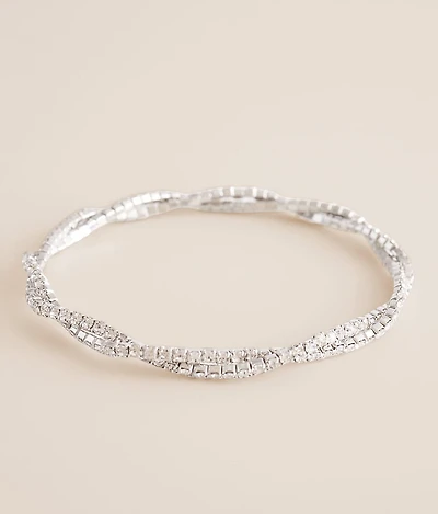 Twisted Glitz Bracelet