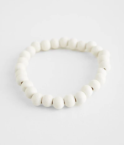 Wood Bead Bracelet