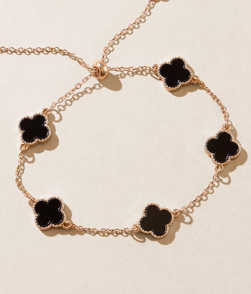 Clover Slider Bracelet