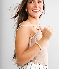 Bead & Disc Bracelet