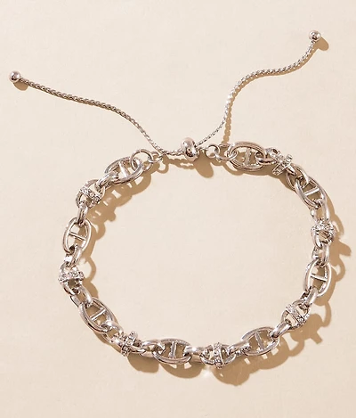 Rhinestone Slider Bracelet