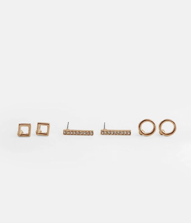 Geometric Earring Set