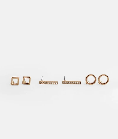 Geometric Earring Set