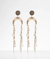 Stone & Fringe Earring