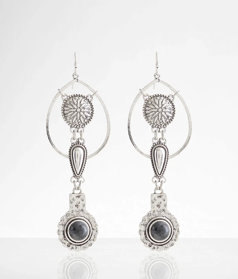 Stone Drop Earring