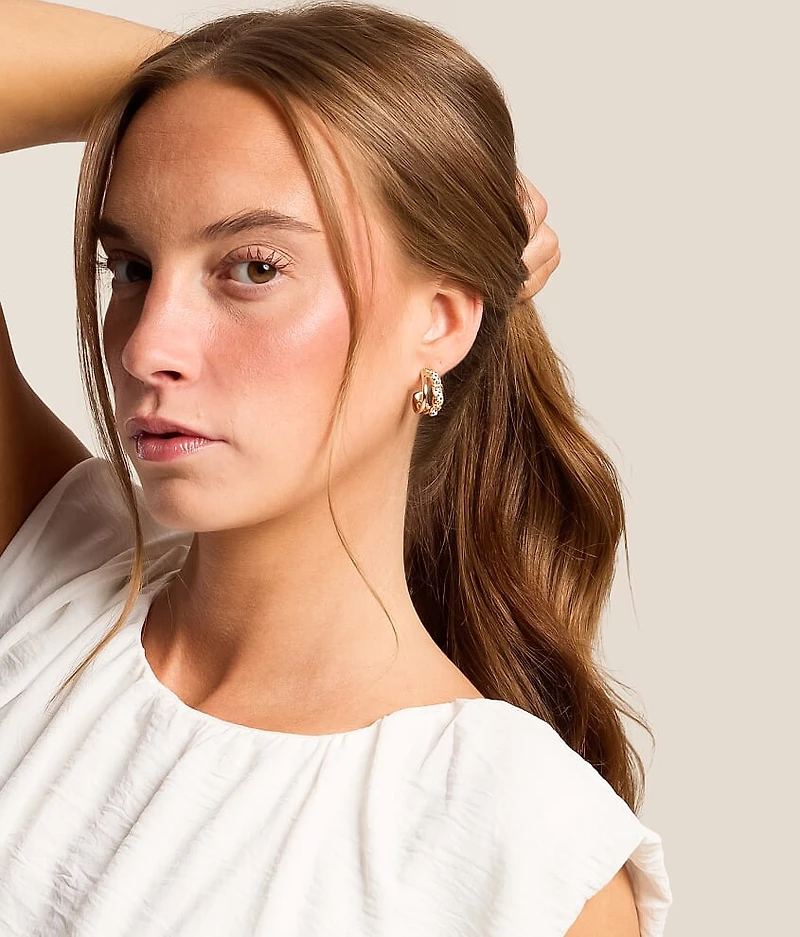 Polka Dot Thread Earring