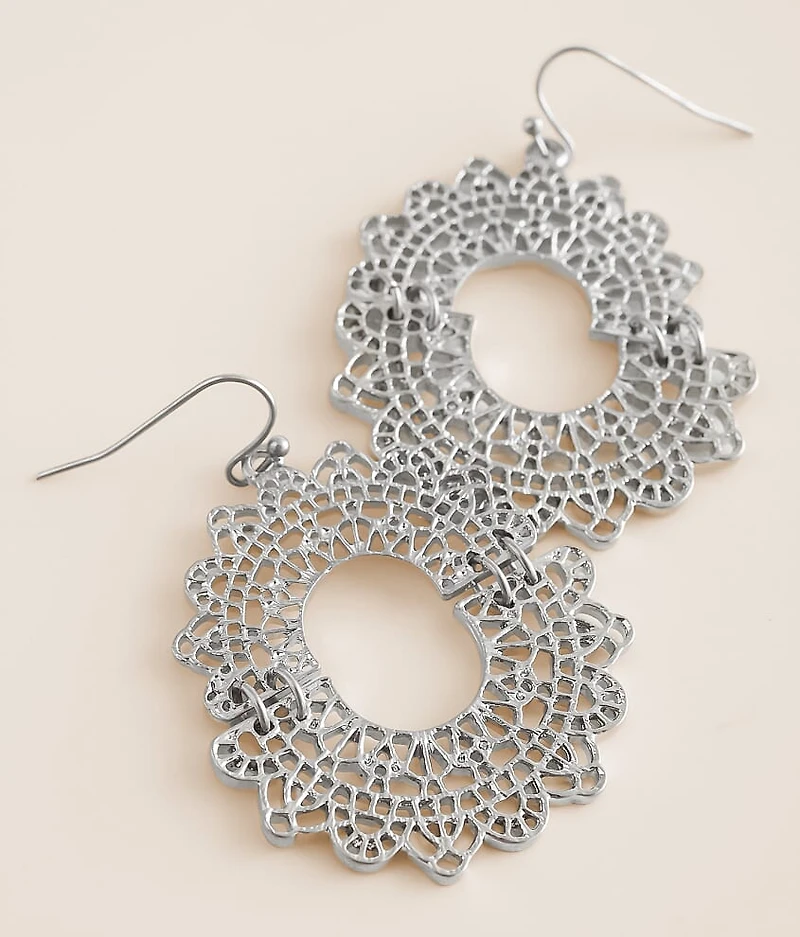 Cut-Out Drop Earring