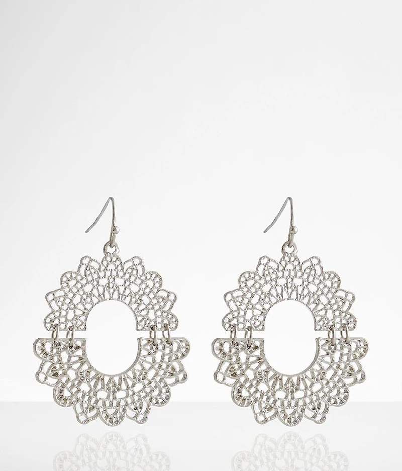 Cut-Out Drop Earring
