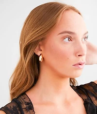 Oversized Teardrop Earring