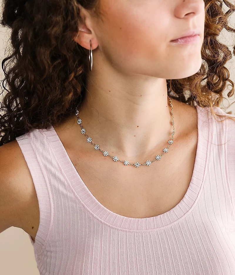 Dainty Flower Necklace