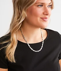 Twisted Snake Chain Necklace