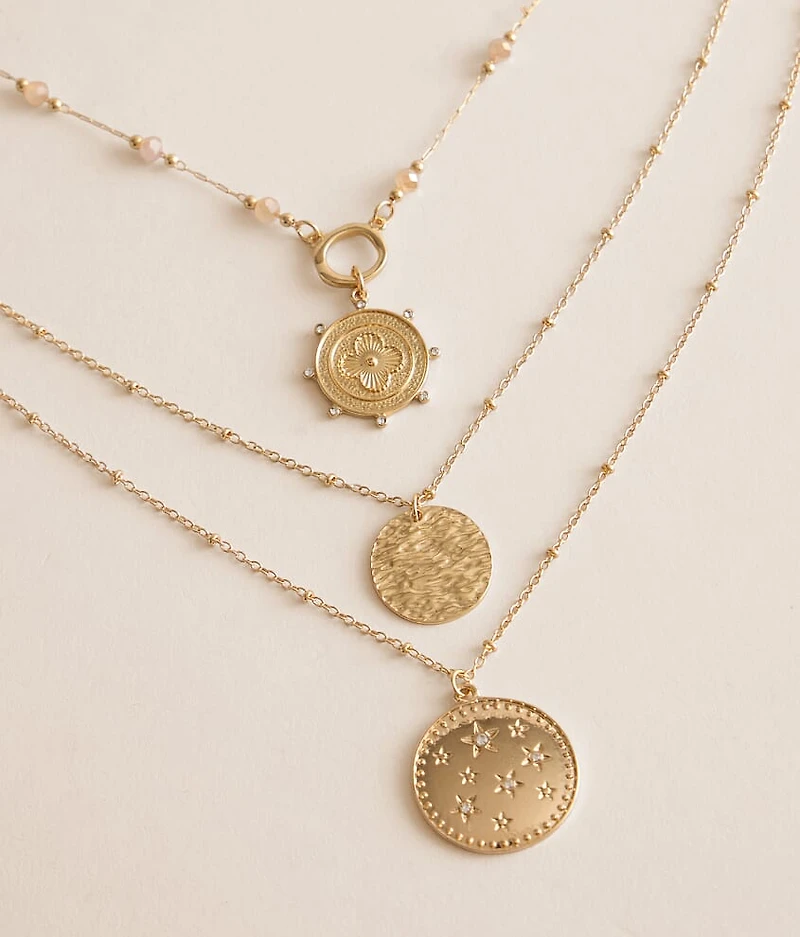 3 Pack Pendant Necklace Set