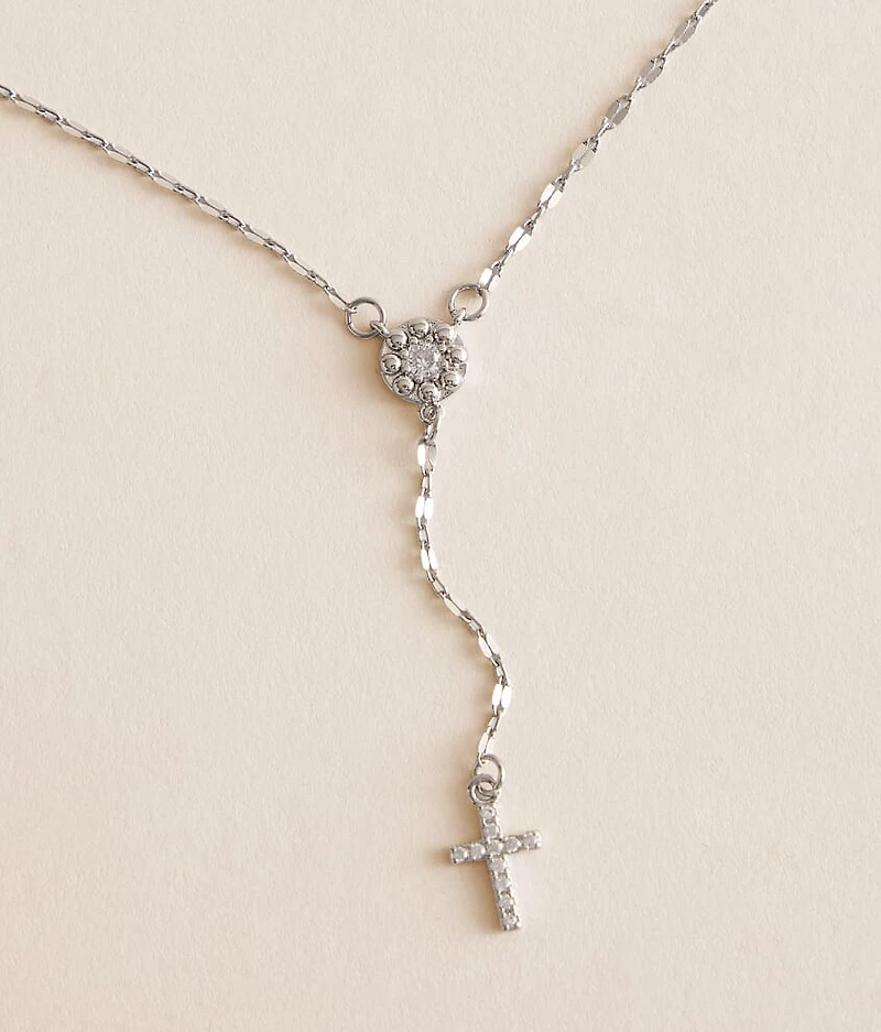 Glitz Cross Necklace