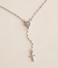 Glitz Cross Necklace