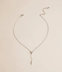 Glitz Cross Necklace