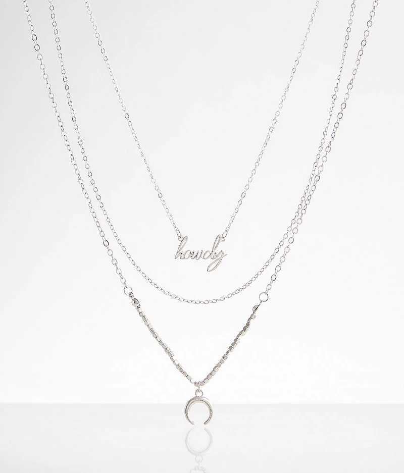 3 Pack Howdy Necklace Set