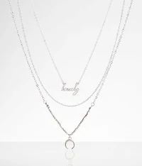 3 Pack Howdy Necklace Set