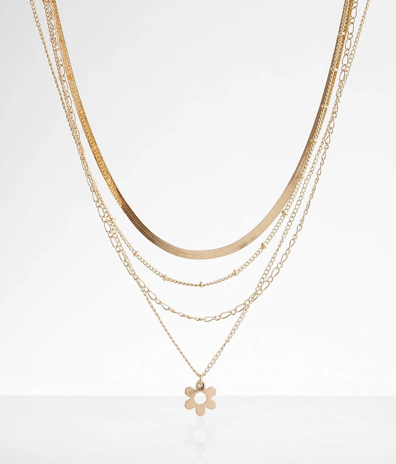 2 Pack Layered Necklace Set