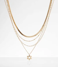 2 Pack Layered Necklace Set