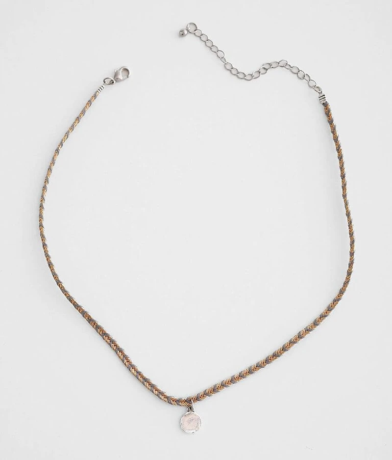 Thread Wrapped Necklace