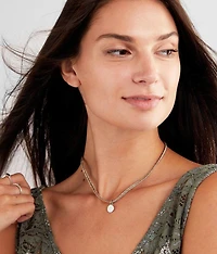 Thread Wrapped Necklace