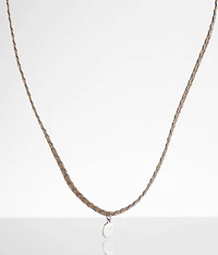 Thread Wrapped Necklace