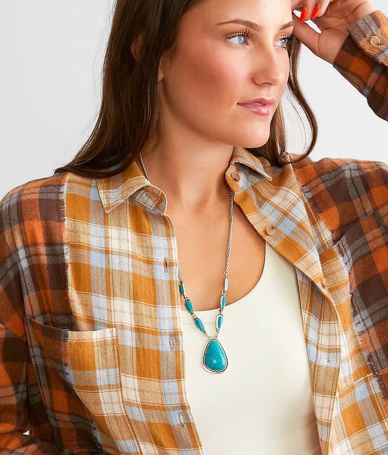 Turquoise Pendant Necklace