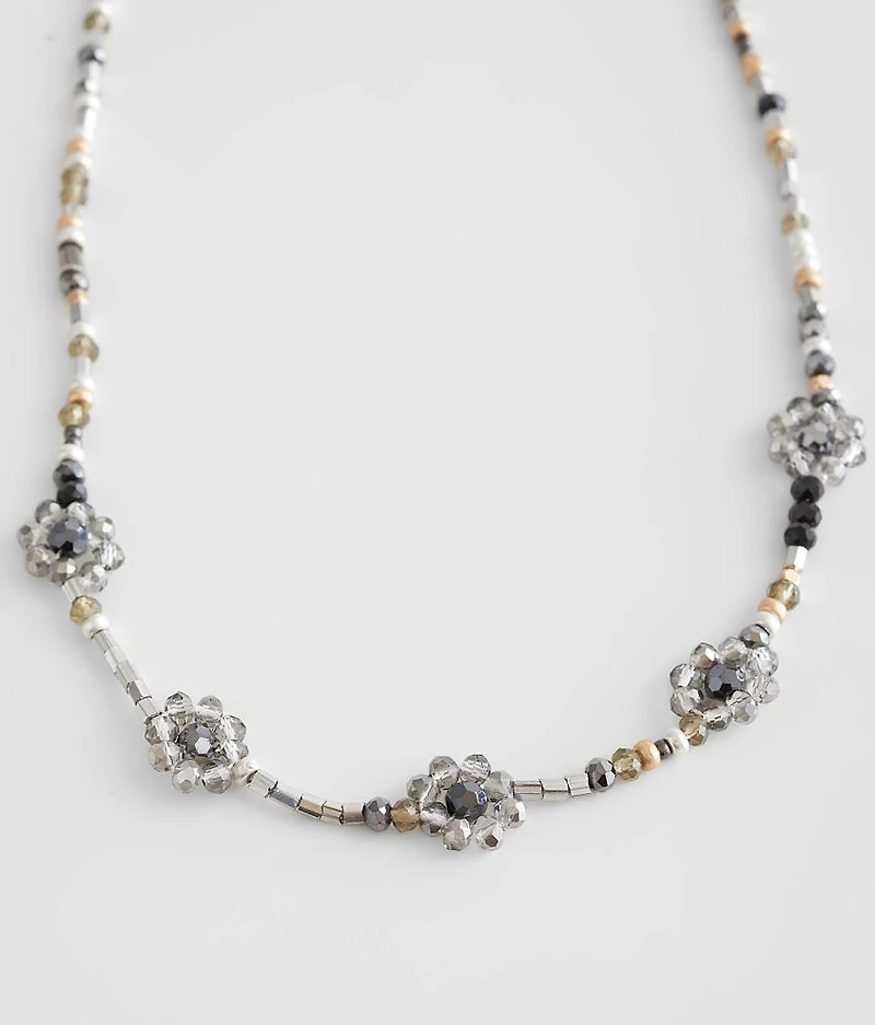 Beaded Flower Necklace