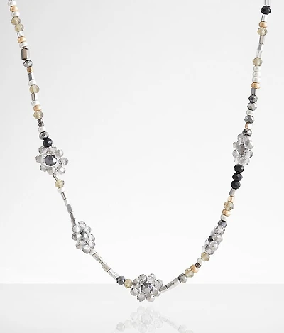 Beaded Flower Necklace