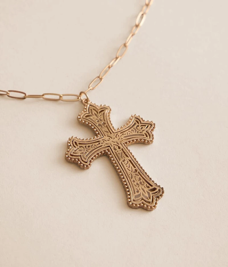Statement Cross Necklace