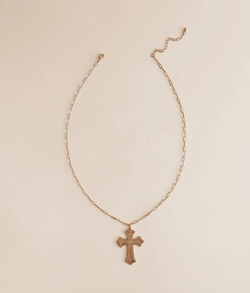 Statement Cross Necklace
