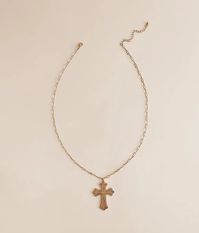 Statement Cross Necklace