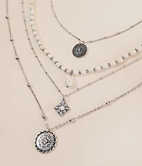 4 Pack Western Necklace Set