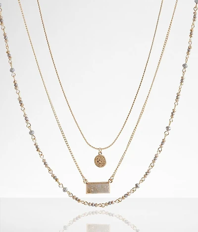 3 Pack Beaded Necklace Set