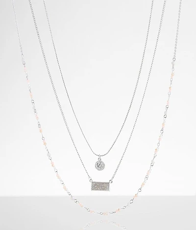 3 Pack Stone Necklace Set