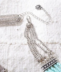 Western Seed Bead Statement Necklace