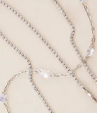 2 Pack Glitz Necklace Set