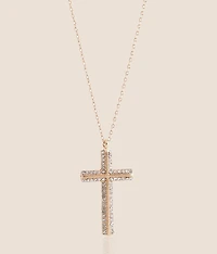 Glitz Cross Necklace