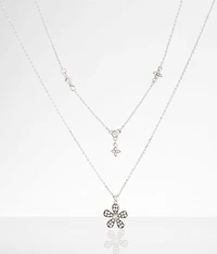 2 Pack Glitz Necklace Set