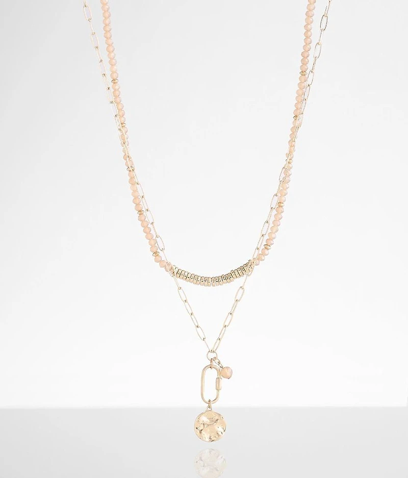 2 Pack Beaded Necklace Set