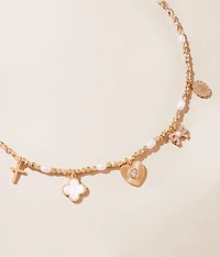 Beaded Charm Necklace