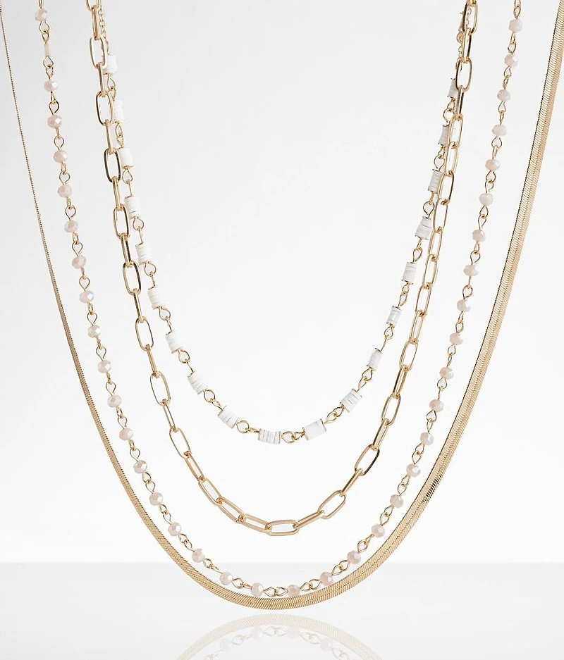 4 Pack Mixed Necklace Set