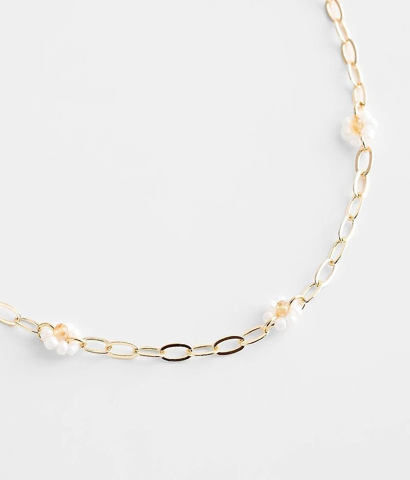 Flower Bead Necklace