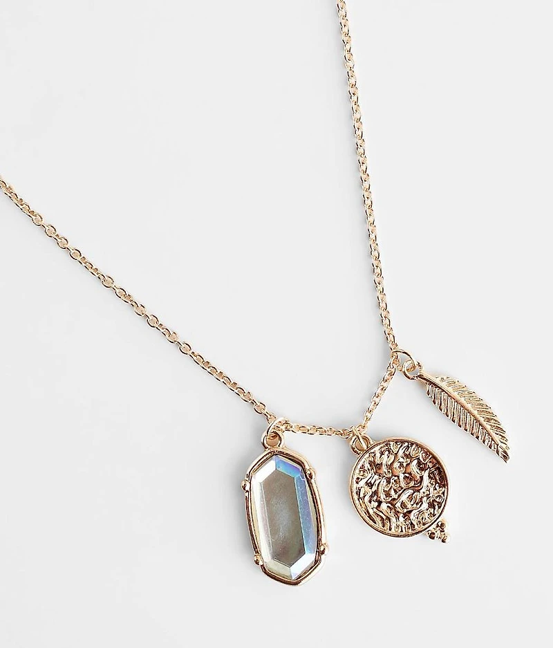 Double Pendant Necklace