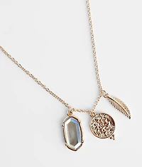 Double Pendant Necklace