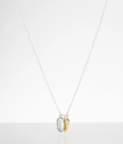 Double Pendant Necklace