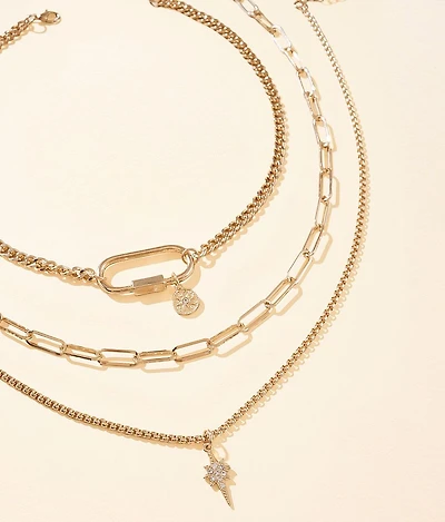 3 Pack Chunky Necklace Set
