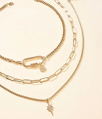 3 Pack Chunky Necklace Set