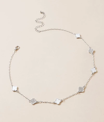 Glitz Clover Necklace