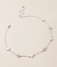 Glitz Clover Necklace